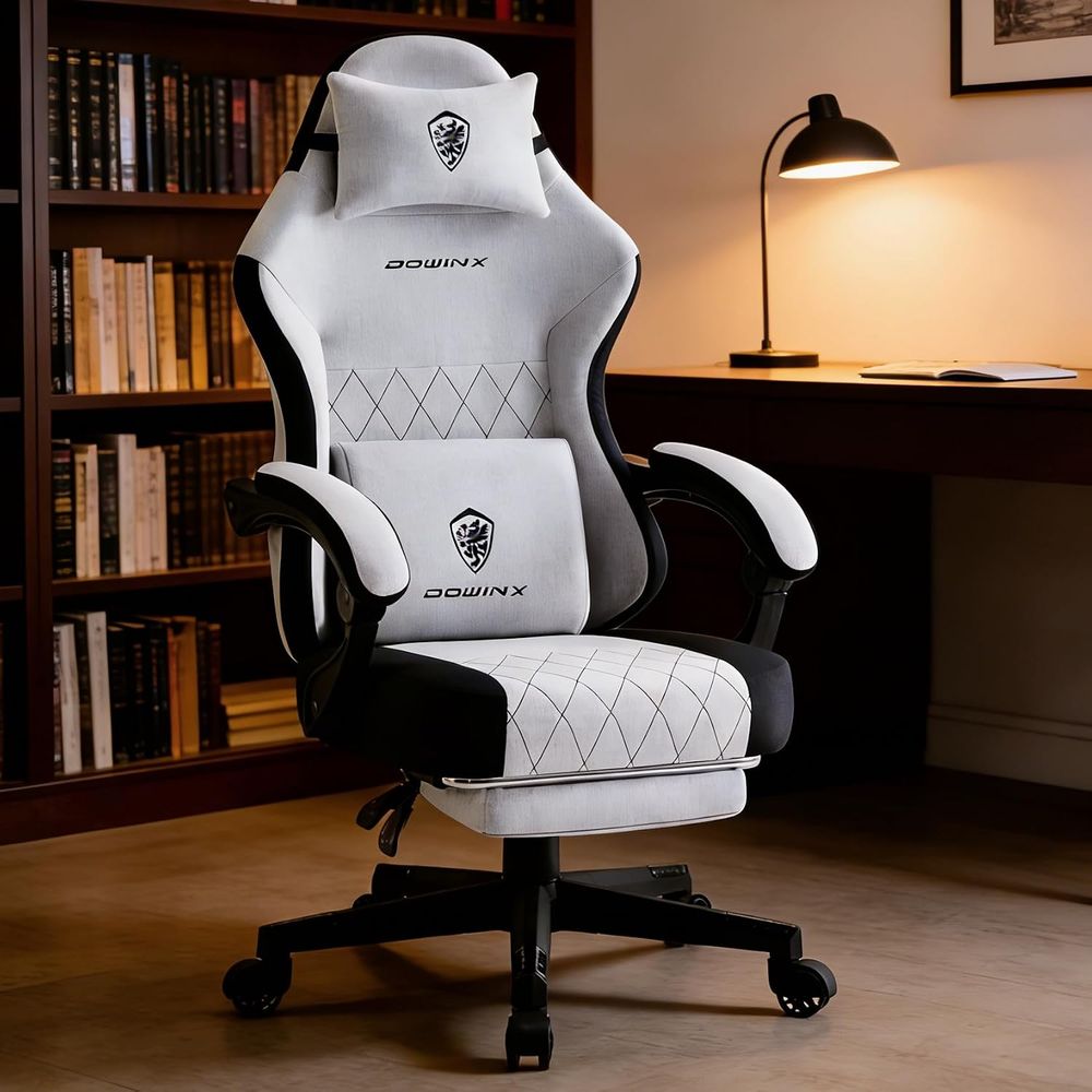 Massage - Cadeira Gamer com Almofada de Molas,