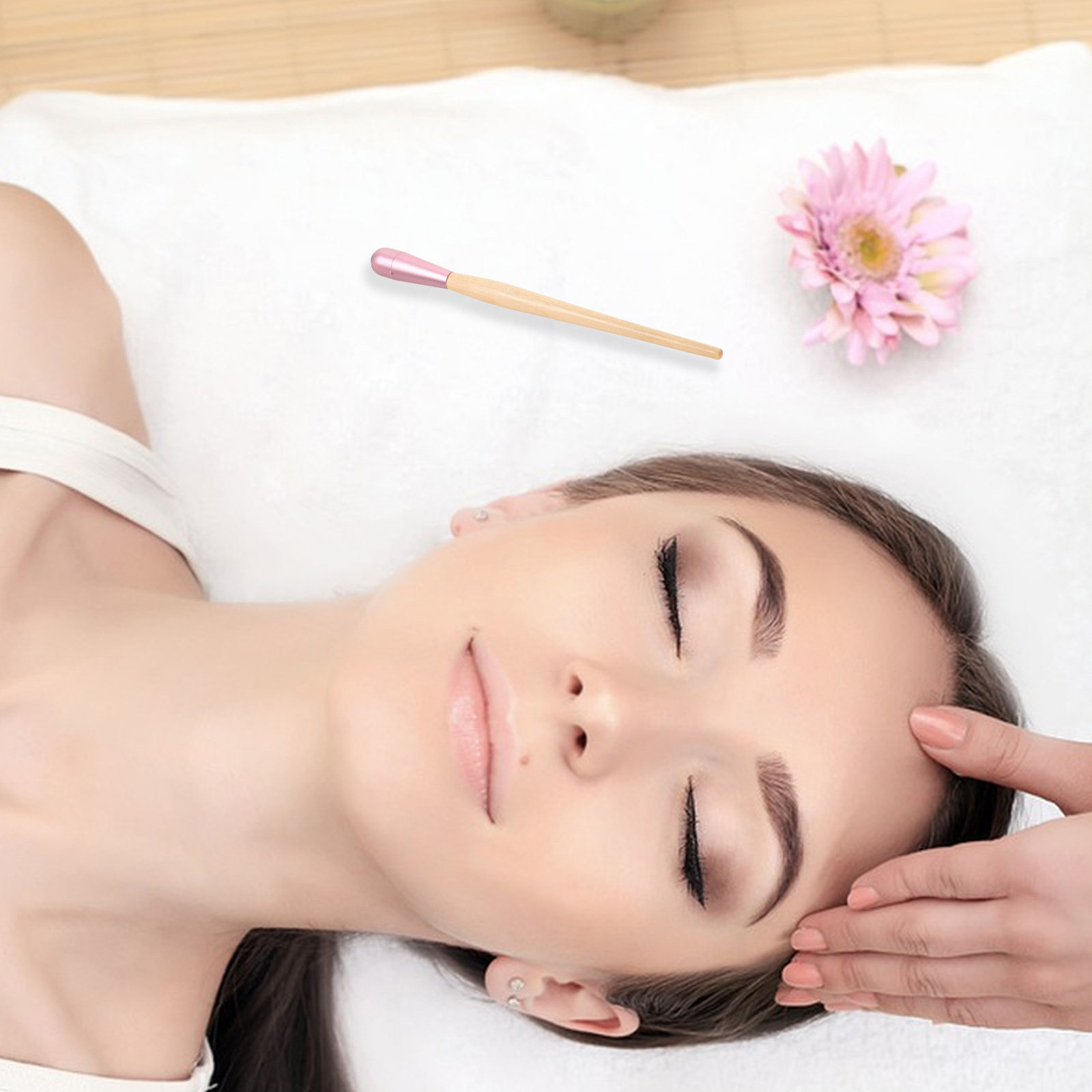 Face Ice Roller Puffiness - Rolo facial de jade para massagem