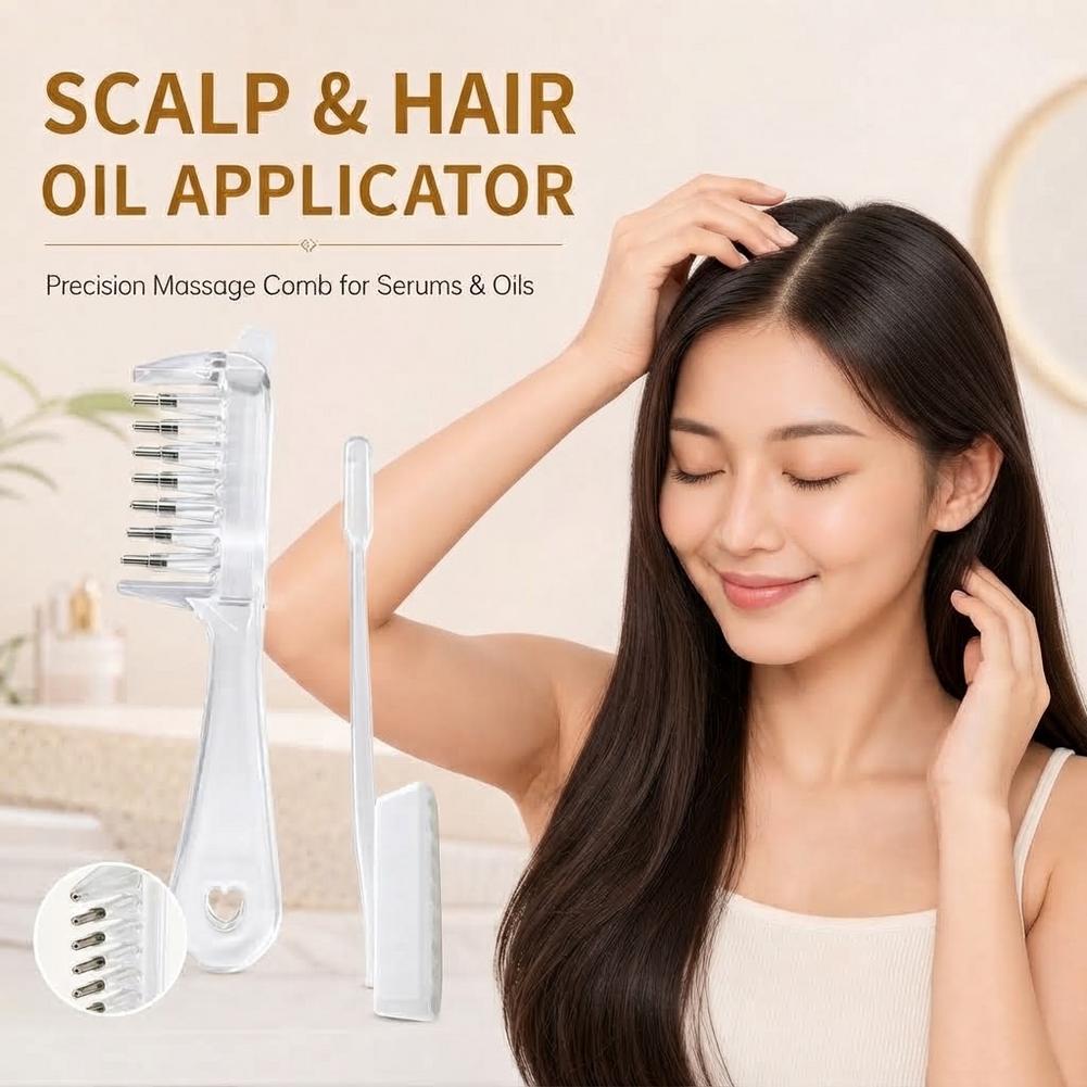 Pente transparente para aplica - Hair Care avaliação e preço