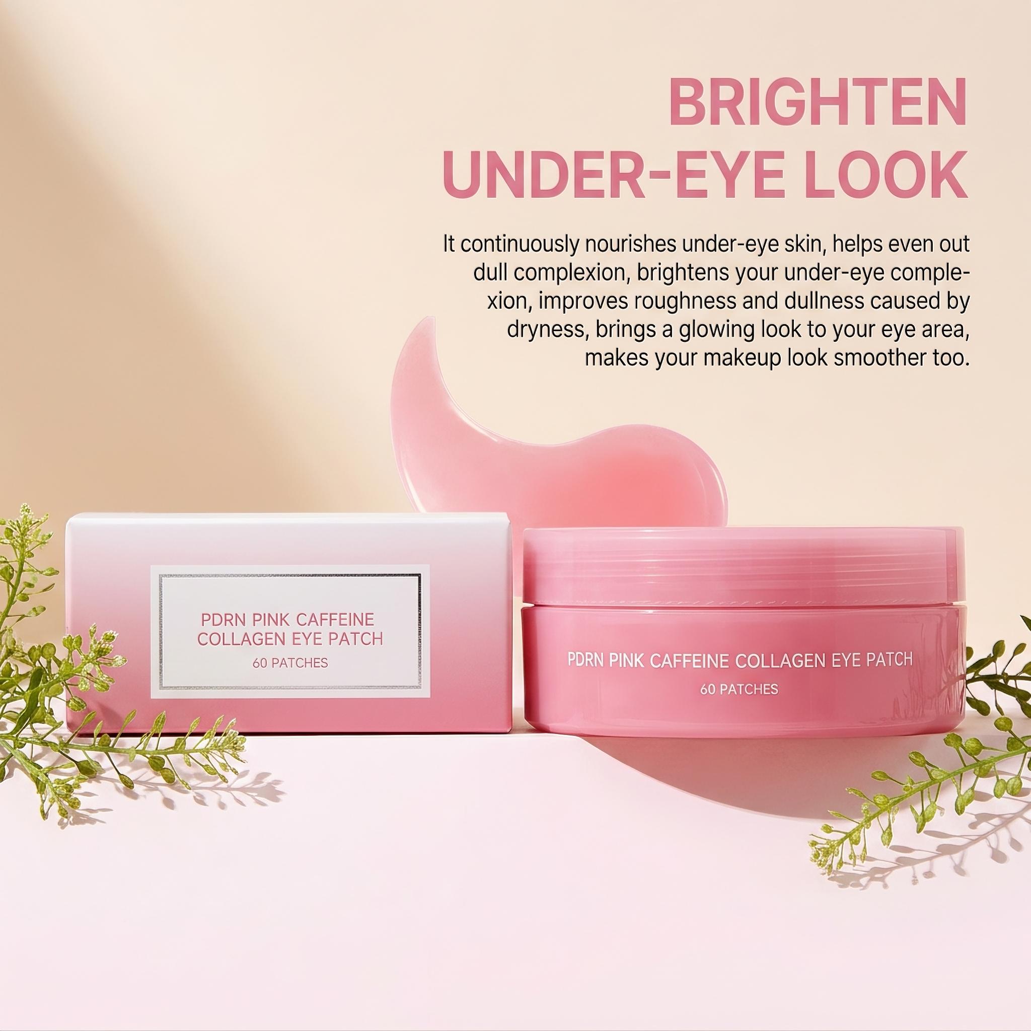 Máscara de Olhos PDRN Pink Col - Collagen Under Eye Patches avaliação e preço