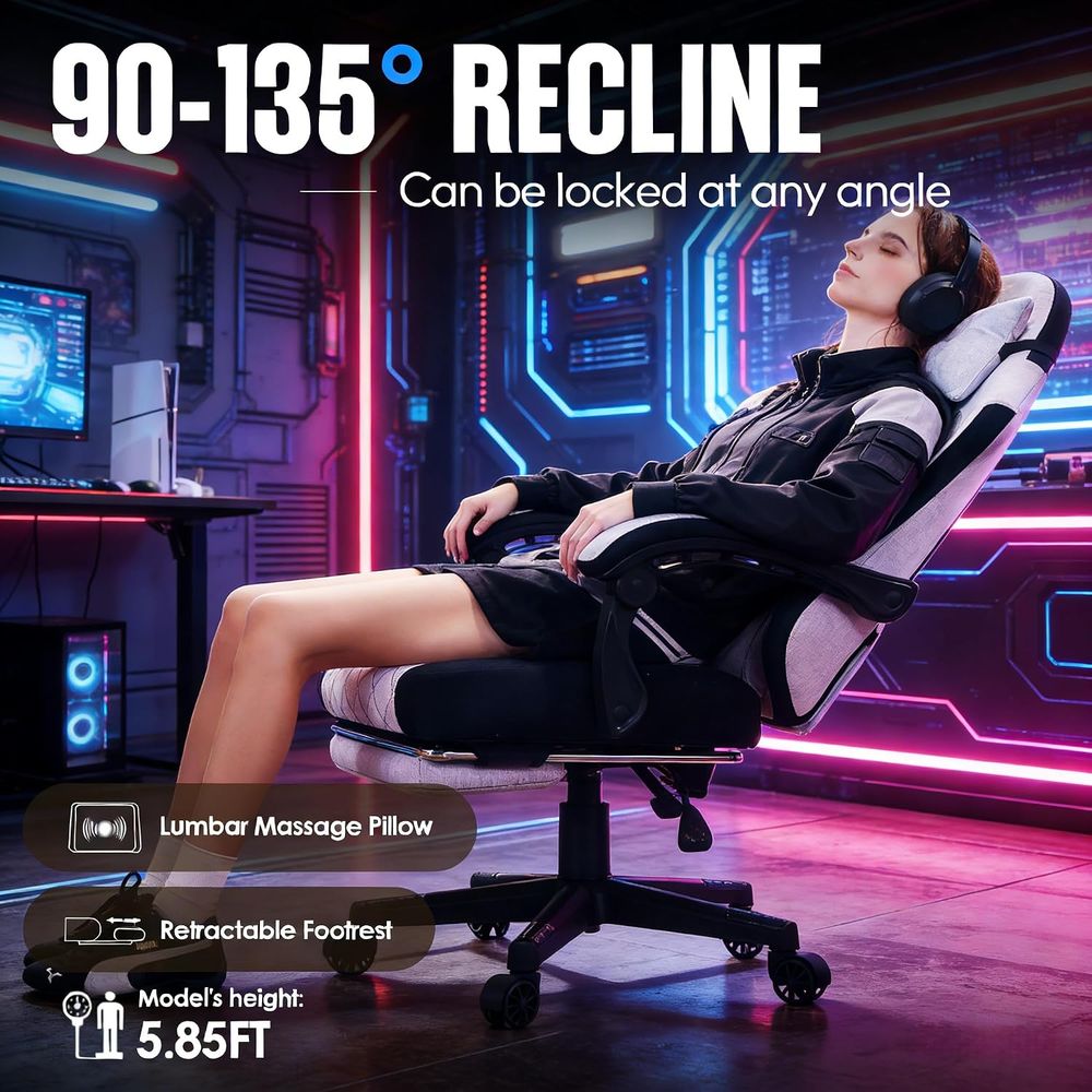 Cadeira Gamer com Almofada de  - Massage avaliação e preço