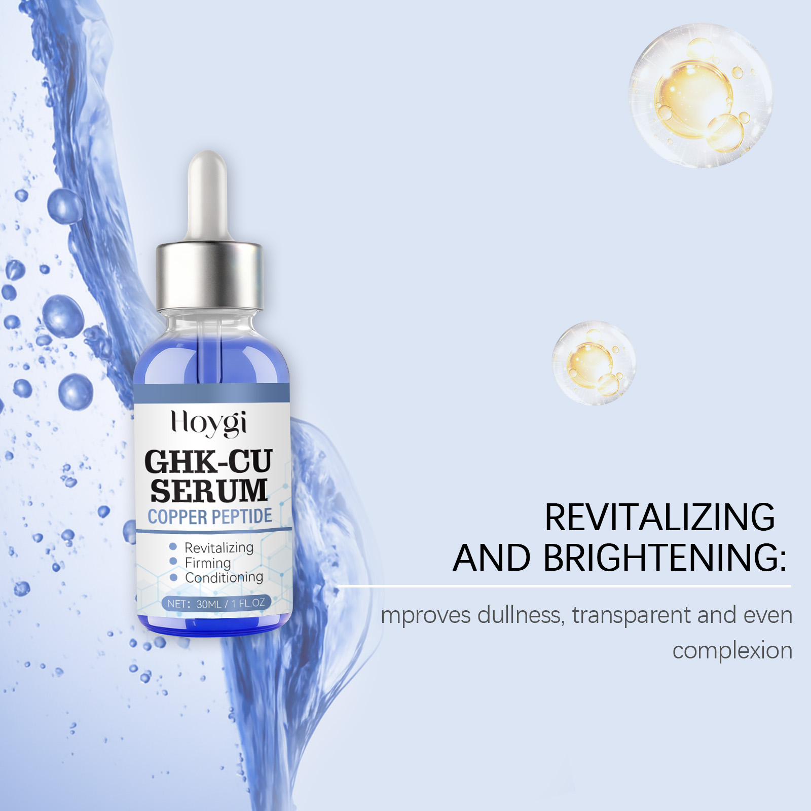 Sérum de Peptídeos de Cobre GH - Hyaluronic Acid Facial Serum avaliação e preço